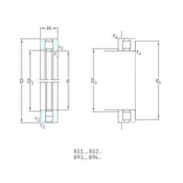 thrust ball images bearings 89309TN SKF