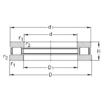 thrust ball images bearings 81108-TVPB NKE