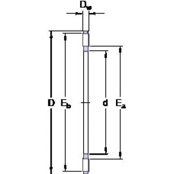 thrust ball images bearings AXK 120155 SKF