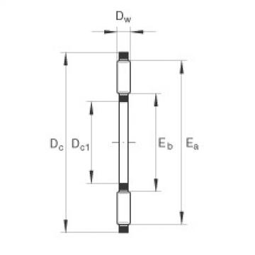 thrust ball images bearings AXK0414-TV INA