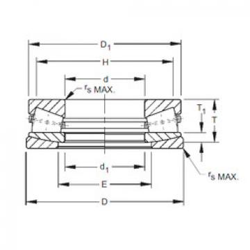 thrust ball images bearings B-7976-C Timken