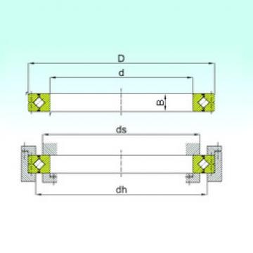 thrust ball images bearings CRB 10020 ISB