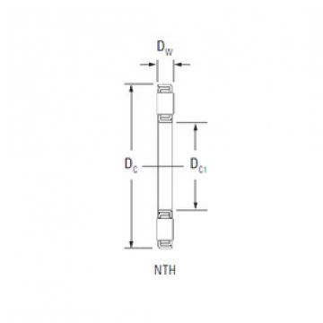 thrust ball images bearings NTH-3258 Timken