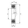 angular contact ball bearing installation HCB7006-E-2RSD-T-P4S FAG