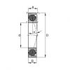 angular contact ball bearing installation HCB7008-C-T-P4S FAG