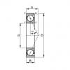 angular contact ball bearing installation B7020-E-T-P4S FAG