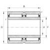 needle roller bearing sleeve NA6908-ZW INA