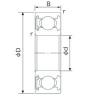 Bearing Original Brand R14-RS  CYSD   