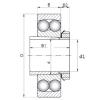 Self-Aligning Ball Bearings 1206K+H206 CX #1 small image