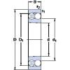 Self-Aligning Ball Bearings 2207 EKTN9 SKF #1 small image