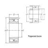 spherical roller bearing axial load 23932K NTN