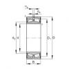 spherical roller bearing axial load 24032-E1-2VSR FAG