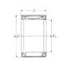 needle roller thrust bearing catalog FJ-1015L NSK #1 small image