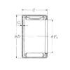 needle roller bearing sleeve MFJ-810 NSK #1 small image