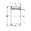 needle roller bearing sleeve NKI 10/16 FBJ