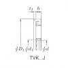 Needle Roller Bearing Manufacture TVK3852J-1 KOYO