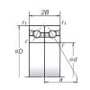 angular contact thrust bearings 120BAR10H NSK #5 small image