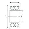 angular contact thrust bearings 5205-2NS NACHI