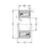 angular contact thrust bearings 3210-B-2Z-TV NKE