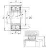 angular contact thrust bearings 3210-B-2Z-TVH FAG