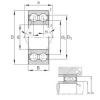 angular contact thrust bearings 3302-B-TVH FAG