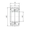 angular contact thrust bearings 32BVV07-7G NACHI