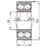 angular contact thrust bearings 5203-2RS FBJ