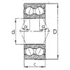 angular contact thrust bearings 5212ZZ FBJ #5 small image