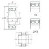 angular contact thrust bearings 5207-2RS KOYO #5 small image