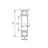 angular contact thrust bearings 7001 CYSD #5 small image