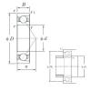 angular contact ball bearing installation HAR008C KOYO