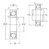 angular contact ball bearing installation 7920 C NSK #1 small image