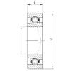 Angular Contact Ball Bearings 71818 A ISO