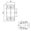 Angular Contact Ball Bearings 7204BDB NACHI