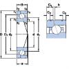 angular contact thrust bearings 7004 CE/P4AL1 SKF #5 small image