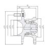 angular contact ball bearing installation HUB231-10 NTN #1 small image