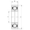 angular contact ball bearing installation QJ1019 ISO