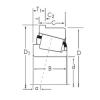 tapered roller bearing axial load X32309M/Y32309RM Timken