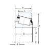 tapered roller dimensions bearings 33111 Timken #1 small image