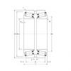 tapered roller dimensions bearings 382254X/382400XG Gamet