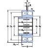 tapered roller thrust bearing 23184 CKJ/W33 + AOH 3184 G SKF #1 small image