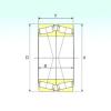 tapered roller dimensions bearings 33014/DF ISB