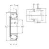 tapered roller dimensions bearings 33016U NTN