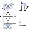 tapered roller dimensions bearings 332168 SKF #1 small image