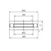 thrust ball bearing applications 2908 NACHI #1 small image