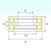 thrust ball bearing applications 52202 ISB