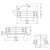 thrust ball bearing applications 53309U NSK #1 small image