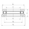 thrust ball bearing applications 53204U+U204 ISO #1 small image