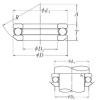 thrust ball bearing applications 53317 NSK #1 small image