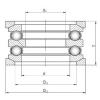 thrust ball bearing applications 54205U+U205 ISO